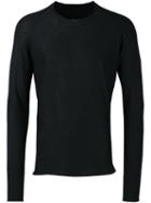 Label Under Construction Classic Raglan Jumper, Men's, Size: 52, Black, Silk/cashmere