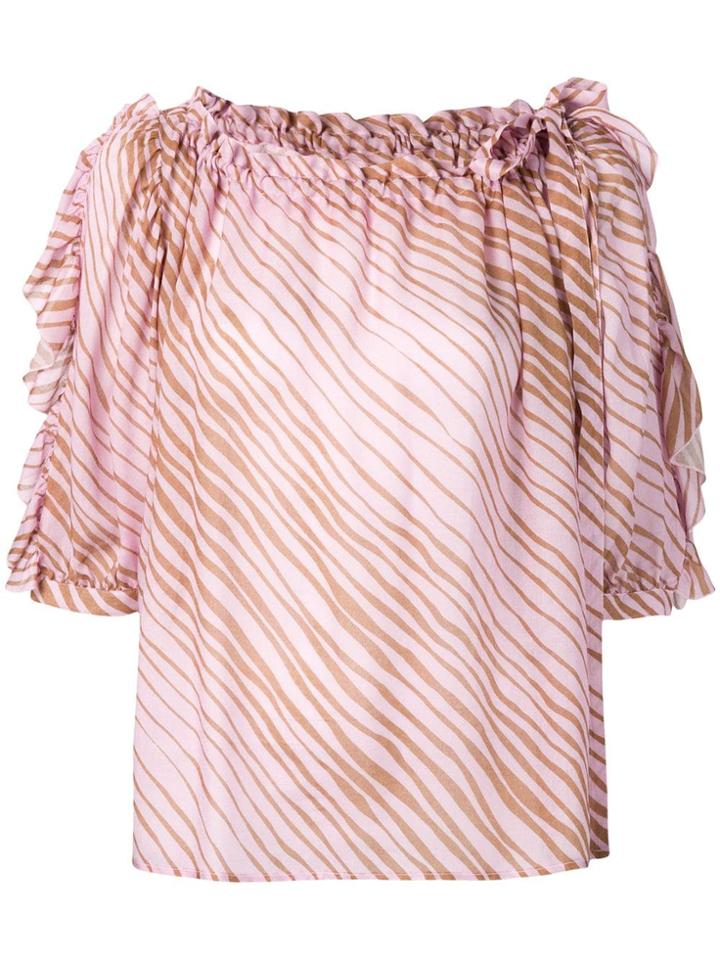 See By Chloé Ruffle Trimmed Blouse - Pink