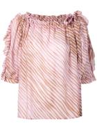 See By Chloé Ruffle Trimmed Blouse - Pink
