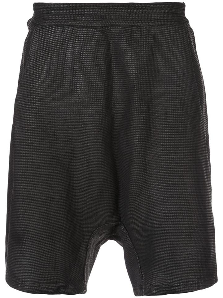 11 By Boris Bidjan Saberi Elasticated Waist Shorts - Black