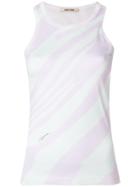 Roberto Cavalli Contrast Tank Top - Pink & Purple