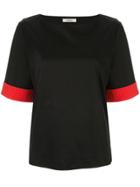 Onefifteen Contrast Sleeve T-shirt - Black