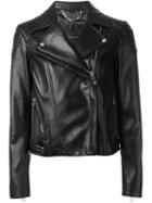 Belstaff Classic Biker Jacket, Women's, Size: 46, Black, Leather/viscose