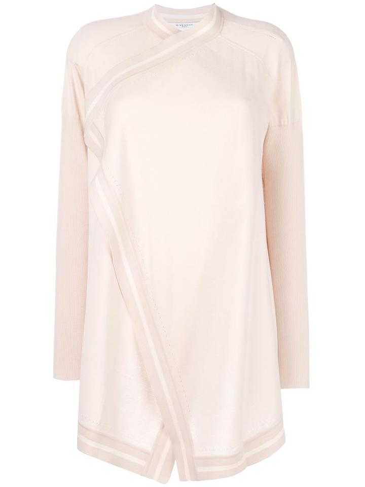 Givenchy Waterfall Front Cardigan, Women's, Size: Large, Pink/purple, Wool