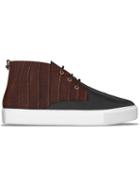 Myswear Maltby Mid-top Sneakers, Men's, Size: 44, Brown, Leather/rubber/aligator Leather