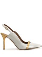 Malone Souliers Marion 85 Slingback Pumps - Silver