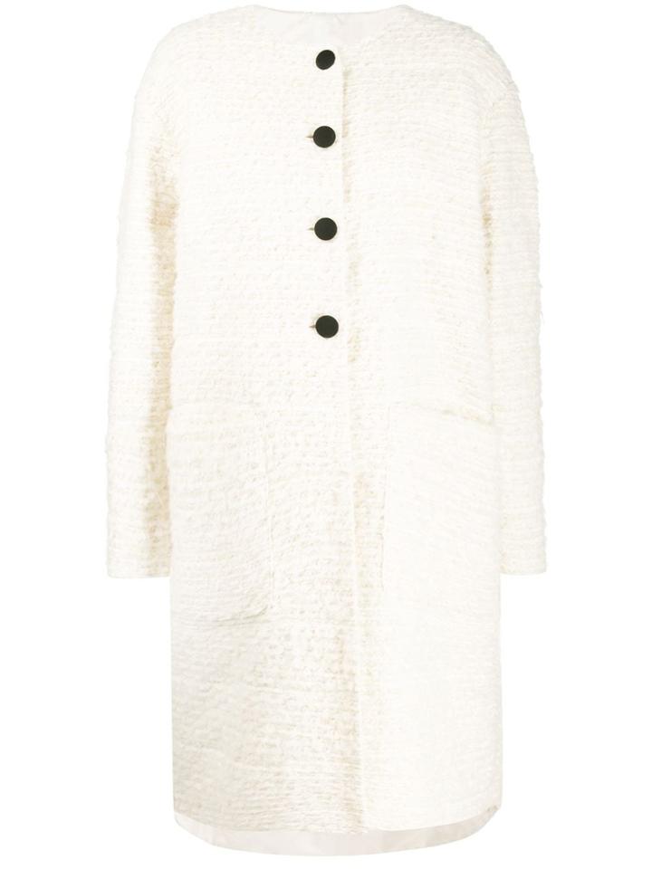 Rochas Textured Single-breasted Coat - Neutrals