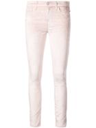 7 For All Mankind Skinny Trousers - Pink & Purple
