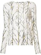 Proenza Schouler Branch Print T-shirt - White