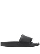 Marcelo Burlon County Of Milan Monochrome Logo Sliders - Black