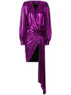 Alexandre Vauthier Sash Detail Dress - Pink & Purple