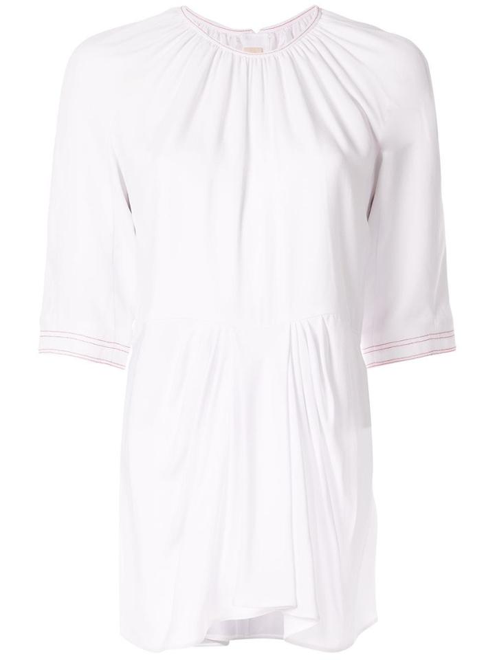 Marni Gathered Details Blouse - White