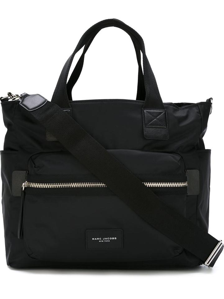 Marc Jacobs - 'biker' Baby Bag - Women - Polyethylene-vinyl Acetate (peva) - One Size, Black, Polyethylene-vinyl Acetate (peva)
