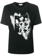 Carven Floral Print T-shirt - Black