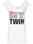 Twin-set Logo Patch Top - White