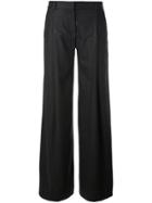 Dvf Diane Von Furstenberg Pleated Palazzo Pants - Grey