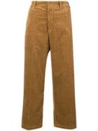Department 5 Flared Corduroy Trousers - Nude & Neutrals