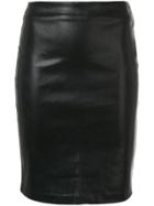 All Saints Metal Mini Skirt - Black