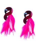Mignonne Gavigan Flamingo Stud Earrings - Pink & Purple