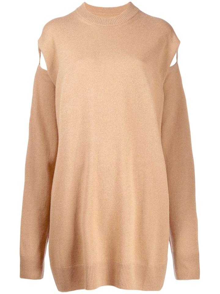Maison Margiela Loose Jumper Dress - Neutrals
