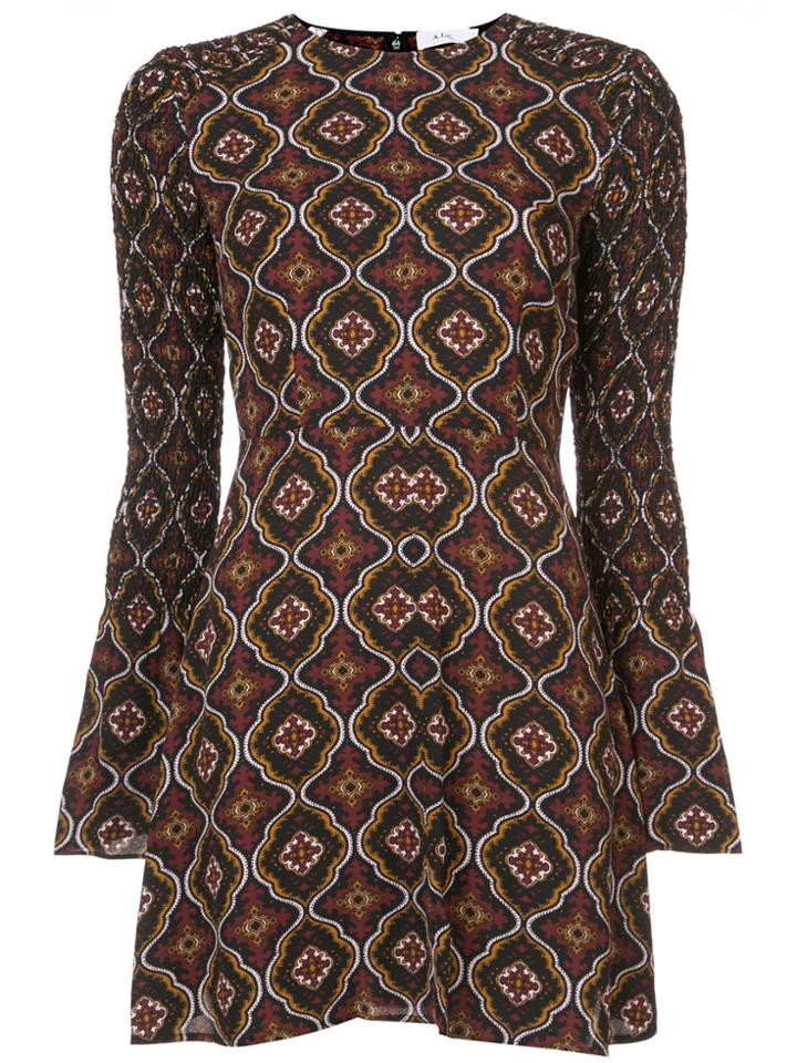 A.l.c. Paisley Style Printed Dress - Red