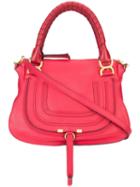Chloé Marcie Tote, Women's, Red, Leather