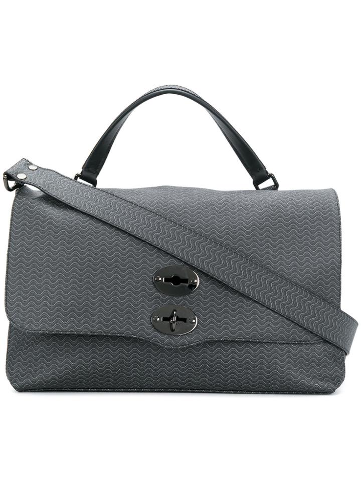 Zanellato Patterned Tote - Grey