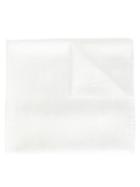 Dondup Raw Edge Scarf, Women's, White, Cotton/modal/polyamide/polyester