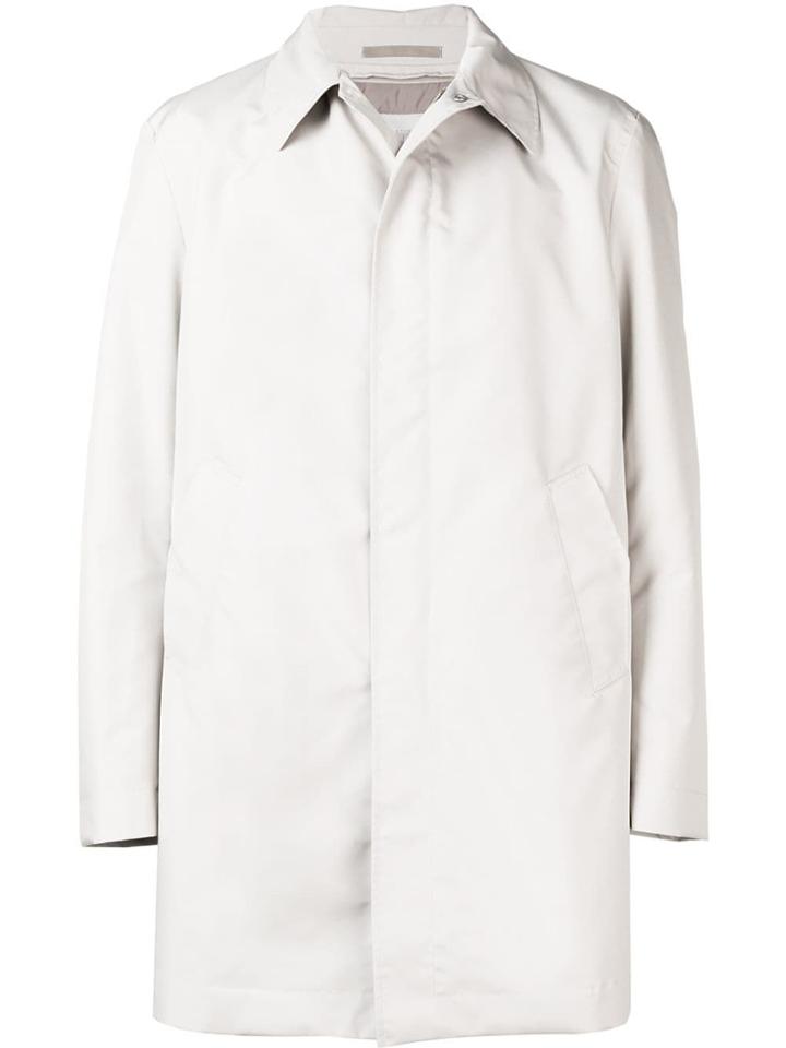 Eleventy Padded Trench Coat - Neutrals
