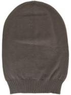 Rick Owens Ribbed Trim Beanie