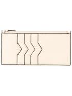 Valextra Coin And Cardholder - White
