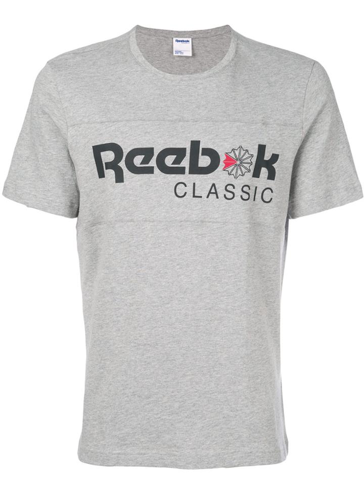 Reebok Logo Print T-shirt - Grey