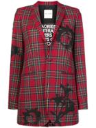 Each X Other Checked Print Jacket - Red