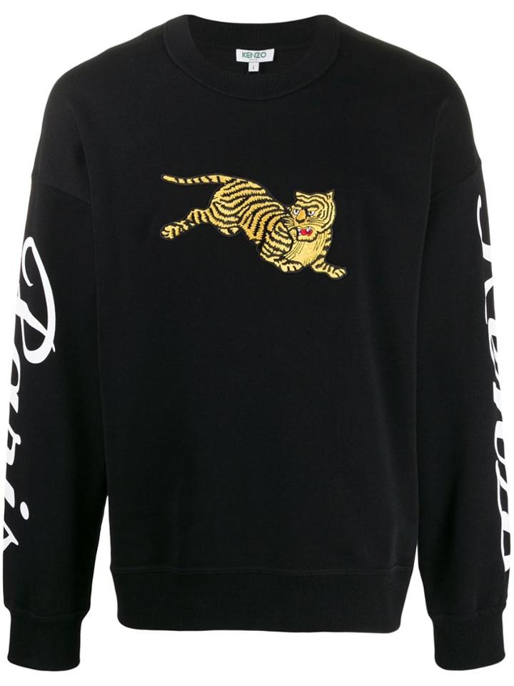 Kenzo Jumping Tiger Sweatshirt - Black