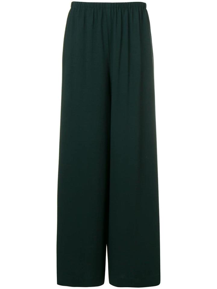 The Row Palazzo Trousers - Green