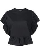 See By Chloé Ruffle Trim Top - Black