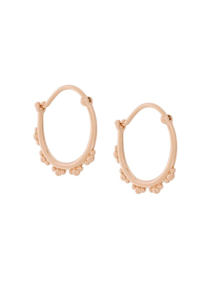 Astley Clarke Floris Hoop Earring - Metallic
