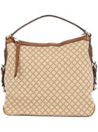 Gucci Vintage Grid Pattern Handbag - Brown