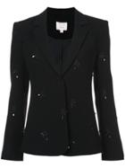 Cinq A Sept Sequin Embellished Blazer - Black