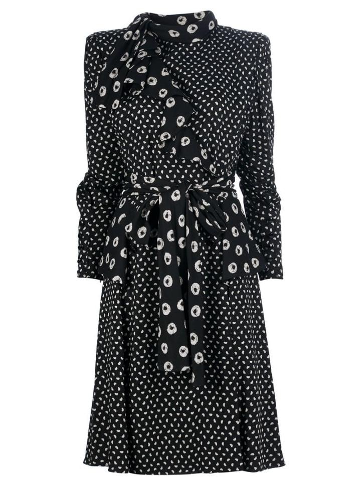 Emanuel Ungaro Pre-owned Spotty Print Dress - Black