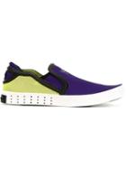 Y-3 Contrast Panel Slip On Sneakers