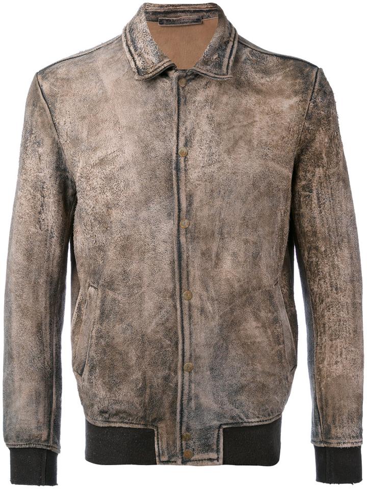 Salvatore Santoro - Biker Jacket - Men - Leather - 54, Nude/neutrals, Leather