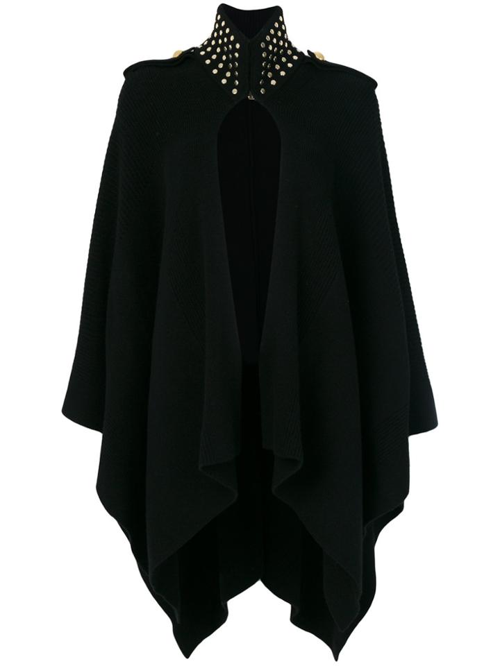 Michael Michael Kors Knitted Cape - Black