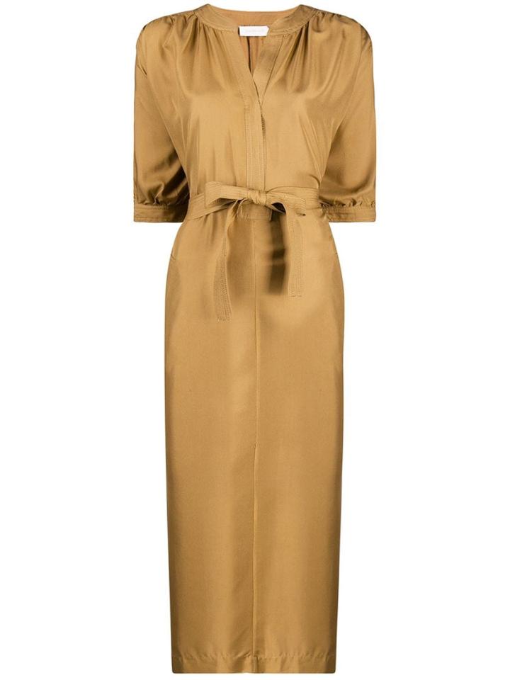 Zimmermann Belted Mid-length Dress - Brown