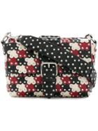 Red Valentino Red(v) Floral Patch Shoulder Bag - Multicolour