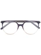 Chloé Eyewear Gradient-effect Round Glasses - Black