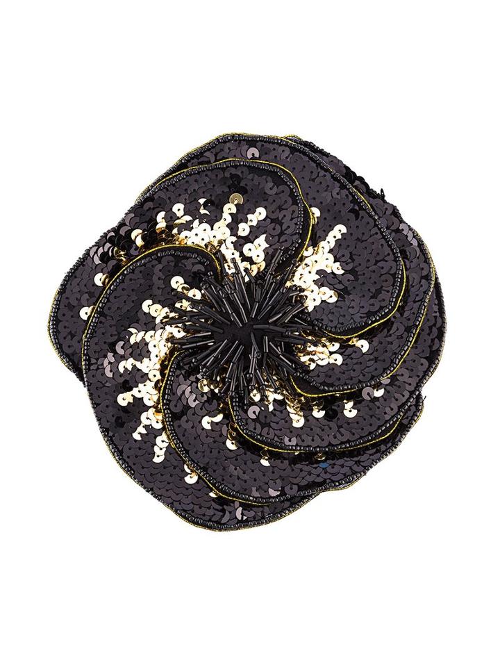 Co Flower Brooche, Women's, Black