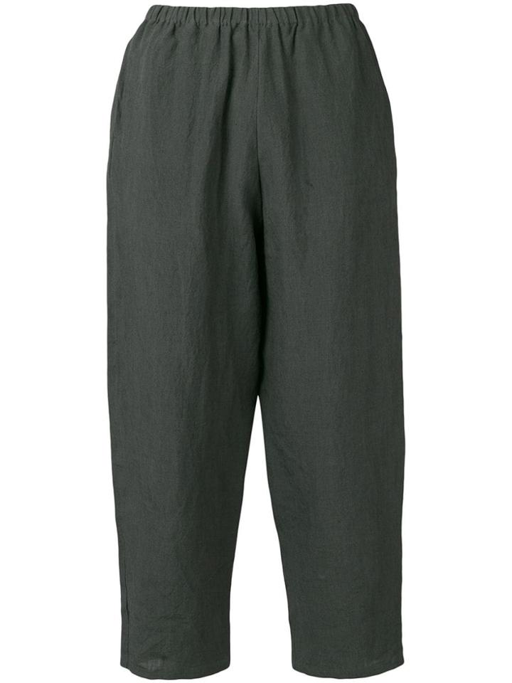 Apuntob Cropped Trousers - Grey