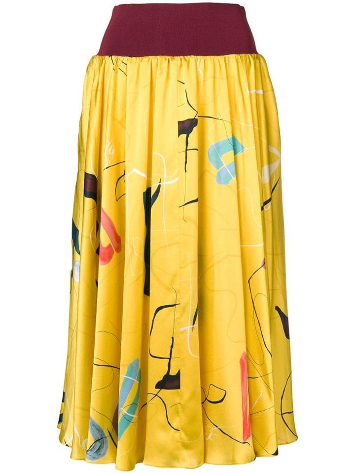 Roksanda Elasticated Waist Skirt - Yellow