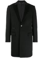 Philipp Plein Skull Single-breasted Coat - Black